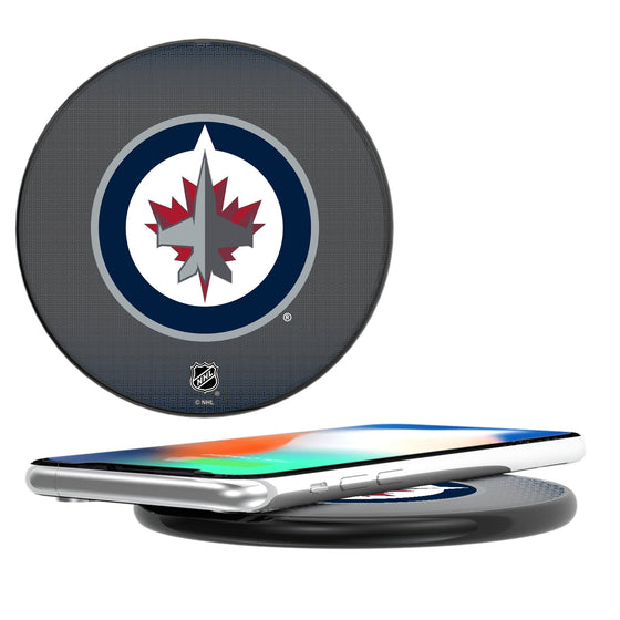 Winnipeg Jets Linen 15-Watt Wireless Charger-0