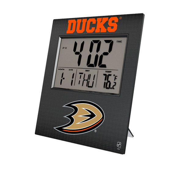 Anaheim Ducks Linen Wall Clock-0