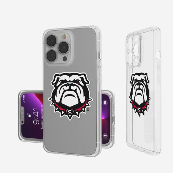 University of Georgia Bulldogs Uga Insignia Clear Phone Case-0