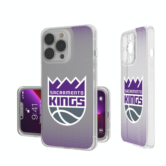 Sacramento Kings Linen Clear Phone Case-0