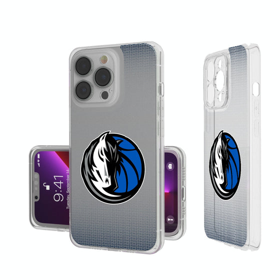 Dallas Mavericks Linen Clear Phone Case-0