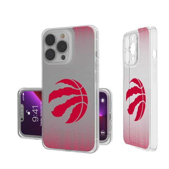 Toronto Raptors Linen Clear Phone Case-0