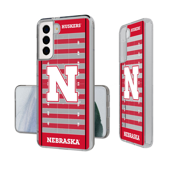 University of Nebraska Huskers Block N Field Clear Phone Case-0