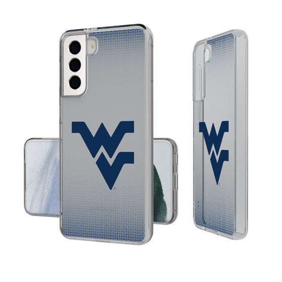 West Virginia University Mountaineers Linen Clear Phone Case-0