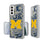 University of Michigan Wolverines Paisley Clear Phone Case-0