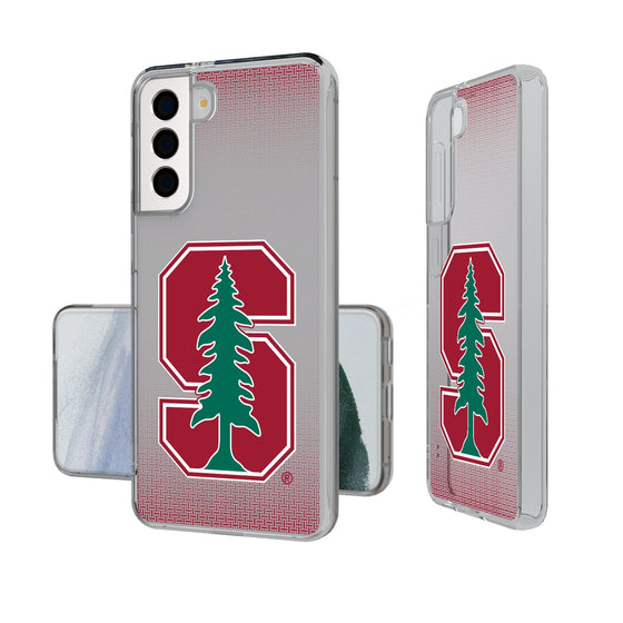 Stanford University Cardinal Linen Clear Phone Case-0