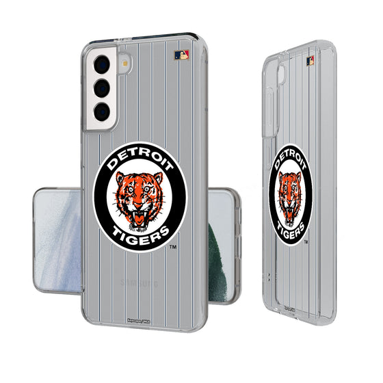 Detroit Tigers 1961-1963 - Cooperstown Collection Pinstripe Clear Phone Case-0