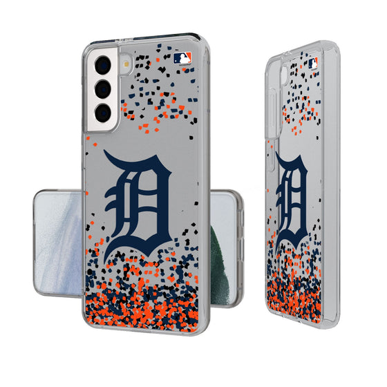 Detroit Tigers Confetti Clear Phone Case-0