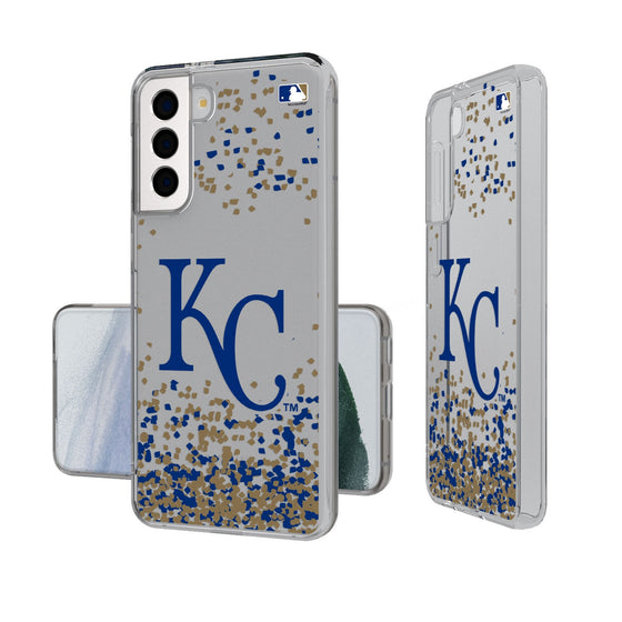 Kansas City Royals Confetti Clear Phone Case-0