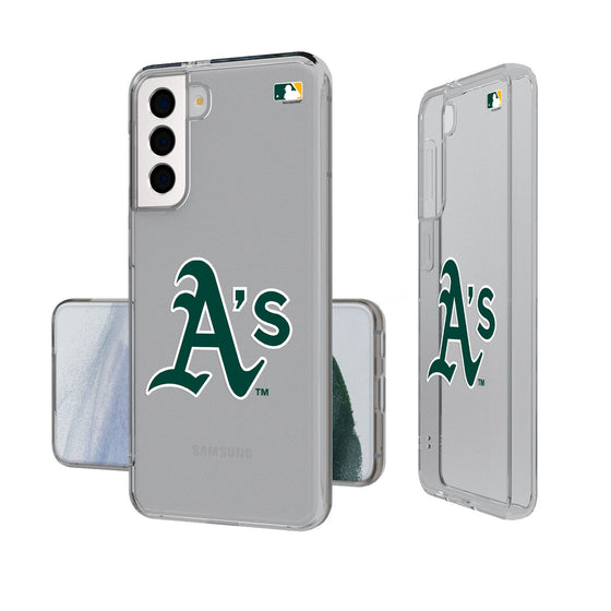 Oakland Athletics Insignia Clear Phone Case-0