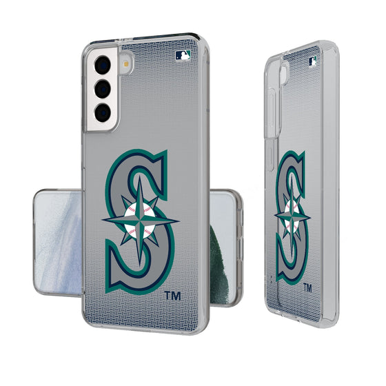 Seattle Mariners Linen Clear Phone Case-0