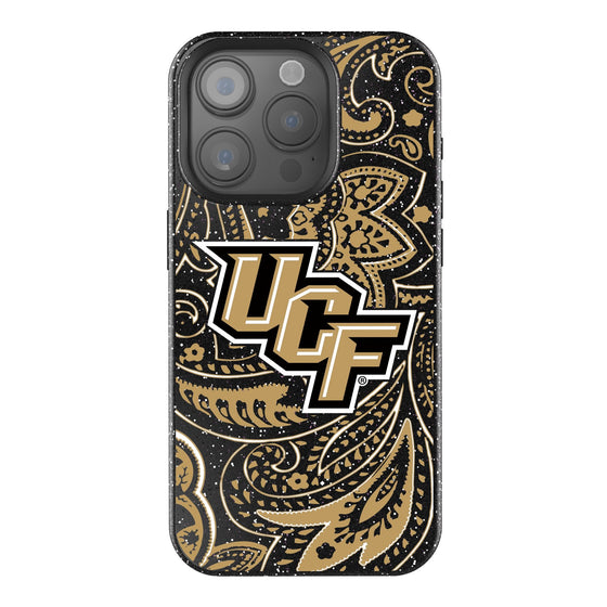 Central Florida Golden Knights Paisley Bling Phone Case-0