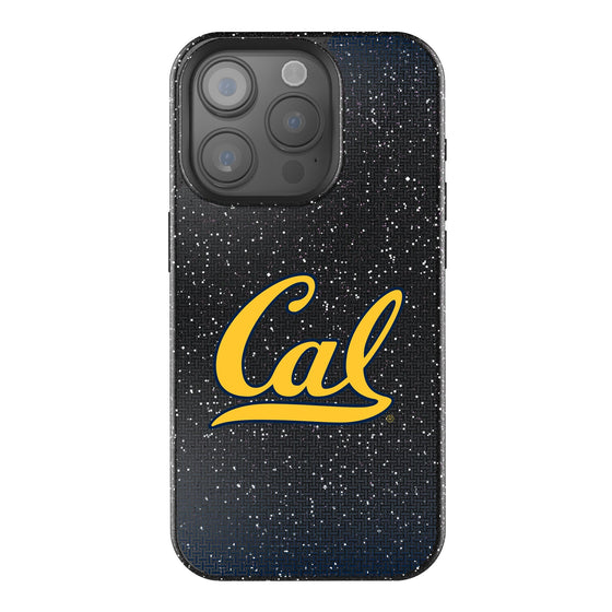 University of California Berkeley Golden Bears Linen Bling Phone Case for Apple iPhone-0