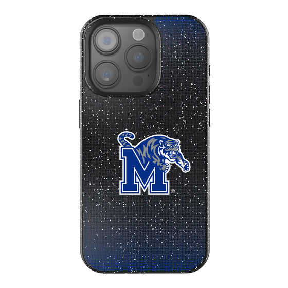 University of Memphis Tigers Linen Bling Phone Case for Apple iPhone-0