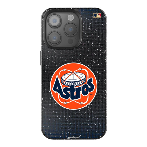 Houston Astros 1977-1993 - Cooperstown Collection Linen Bling Phone Case for Apple iPhone-0