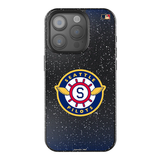 Seattle Pilots 1969 - Cooperstown Collection Linen Bling Phone Case for Apple iPhone-0