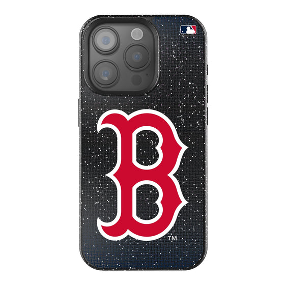 Boston Red Sox Linen Bling Phone Case for Apple iPhone-0