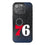Philadelphia 76ers Linen Bling Phone Case for Apple iPhone-0