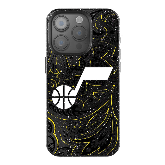 Utah Jazz Paisley Bling Phone Case-0