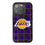 Los Angeles Lakers Plaid Bling Phone Case-0