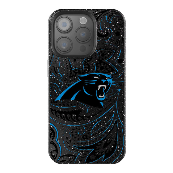 Carolina Panthers Paisley Bling Phone Case-0