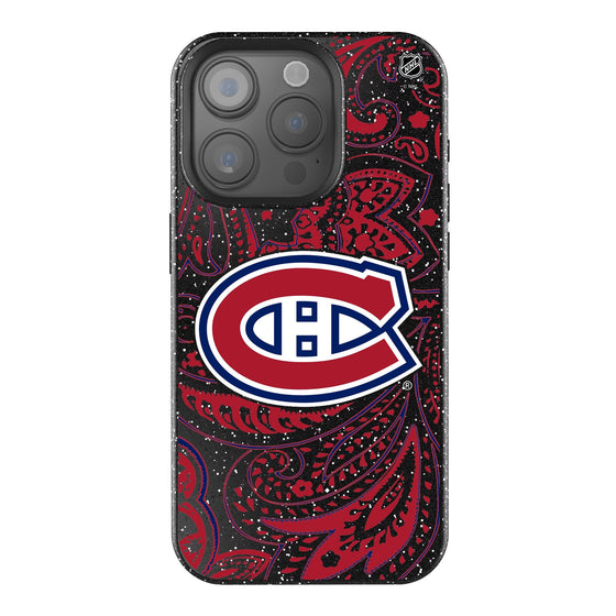 Montreal Canadiens Paisley Bling Phone Case-0