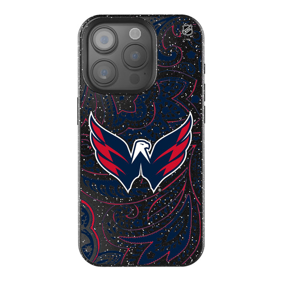 Washington Capitals Paisley Bling Phone Case-0