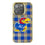 Kansas Jayhawks Plaid Bling Phone Case-0