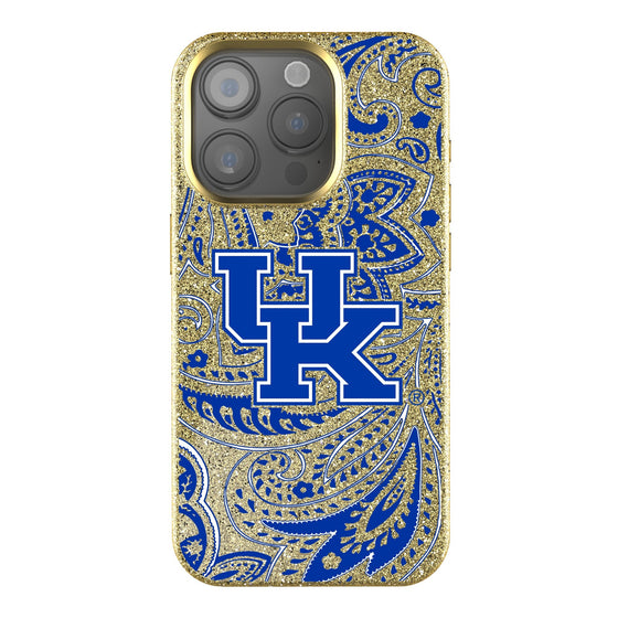 Kentucky Wildcats Paisley Bling Phone Case-0