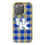 Kentucky Wildcats Plaid Bling Phone Case-0