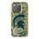 Michigan State Spartans Paisley Bling Phone Case-0