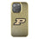 Purdue University Boilermakers Linen Bling Phone Case for Apple iPhone-0