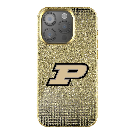 Purdue University Boilermakers Linen Bling Phone Case for Apple iPhone-0