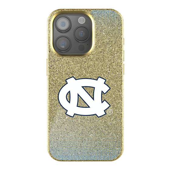 University of North Carolina Tar Heels Linen Bling Phone Case for Apple iPhone-0