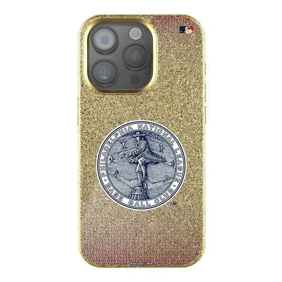 Philadelphia Phillies 1915-1943 - Cooperstown Collection Linen Bling Phone Case for Apple iPhone-0