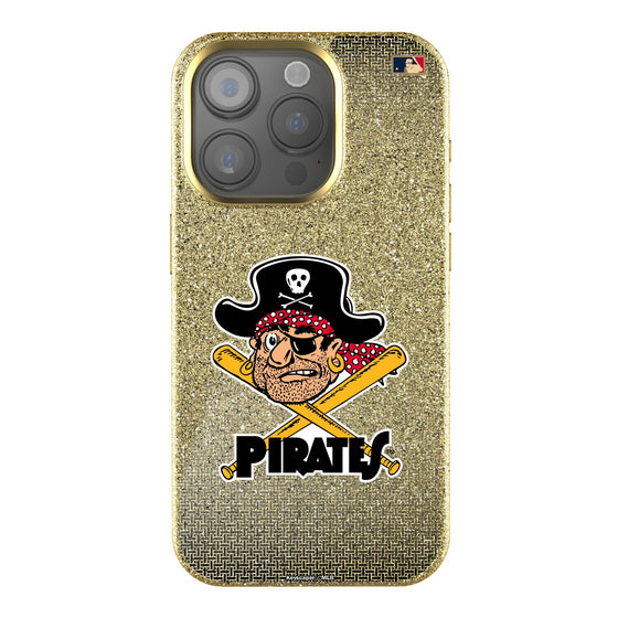 Pittsburgh Pirates 1958-1966 - Cooperstown Collection Linen Bling Phone Case for Apple iPhone-0
