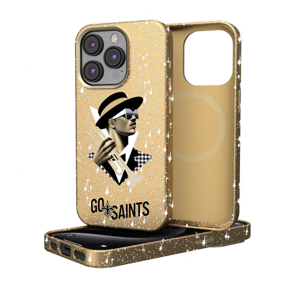 New Orleans Saints 2024 Illustrated Limited Edition Bling Phone Case-0