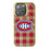 Montreal Canadiens Plaid Bling Phone Case-0