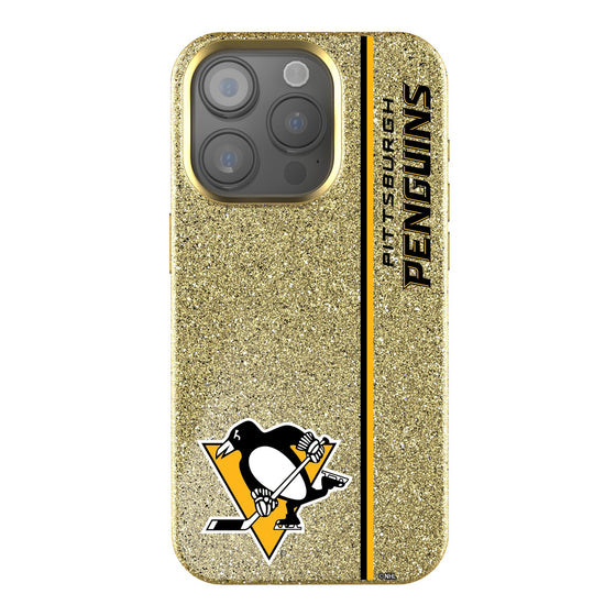 Pittsburgh Penguins Sidebar Bling Phone Case-0