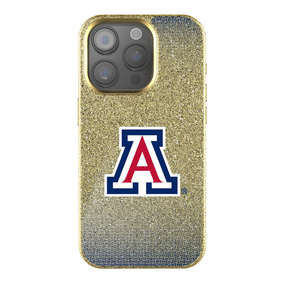 University of Arizona Wildcats Linen Bling Phone Case for Apple iPhone-0