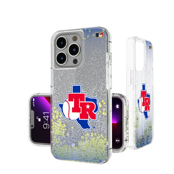 Texas Rangers 1981-1983 - Cooperstown Collection Linen Glitter Phone Case-0