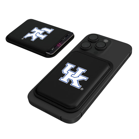 Kentucky Wildcats Insignia Black Magnetic Credit Card Wallet-0