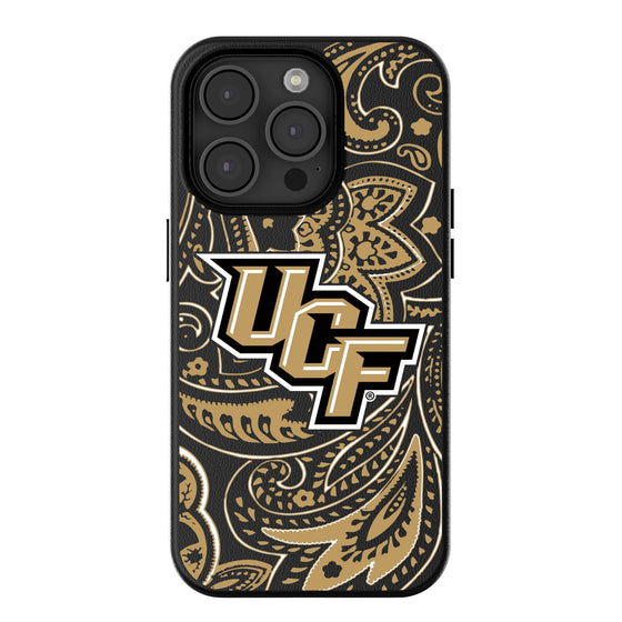 Central Florida Golden Knights Paisley Magnetic Phone Case-0