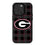 Georgia Bulldogs Plaid Magnetic Phone Case-0