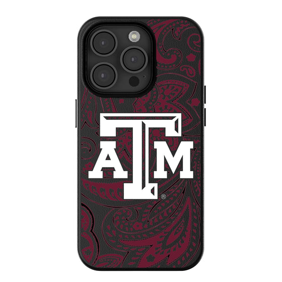 Texas A&M Aggies Paisley Magnetic Phone Case-0