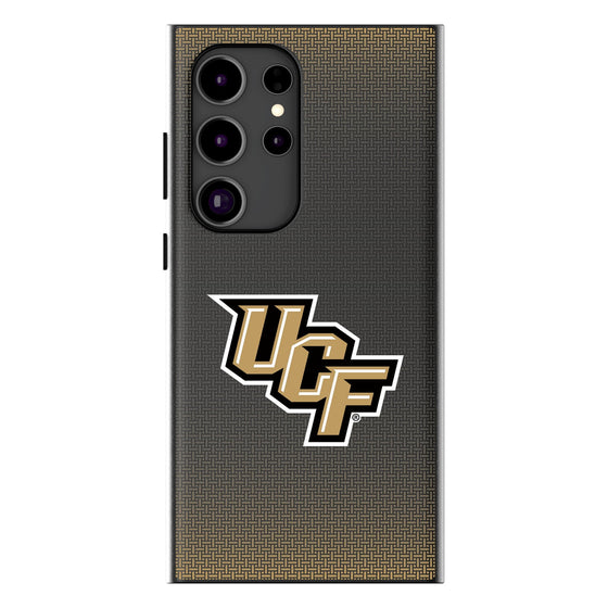 University of Central Florida Golden Knights Linen MagSafe Compatible Phone Case-0