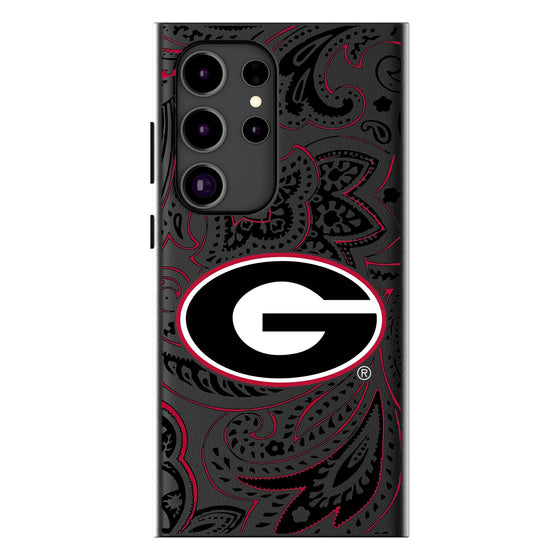 Georgia Bulldogs Paisley Magnetic Phone Case-1