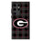 Georgia Bulldogs Plaid Magnetic Phone Case-1