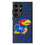 Kansas Jayhawks Paisley Magnetic Phone Case-1