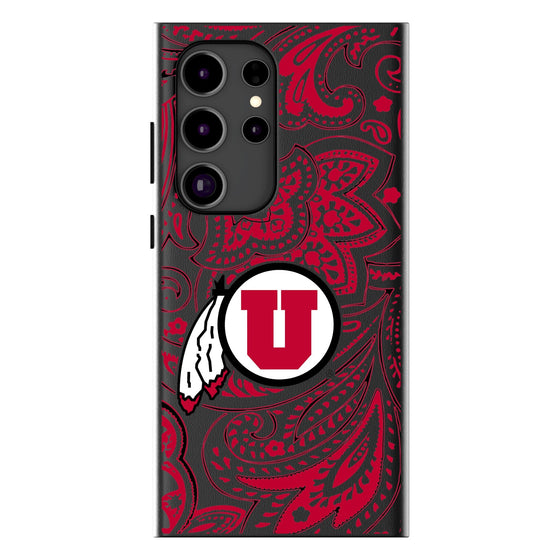 Utah Utes Paisley Magnetic Phone Case-1